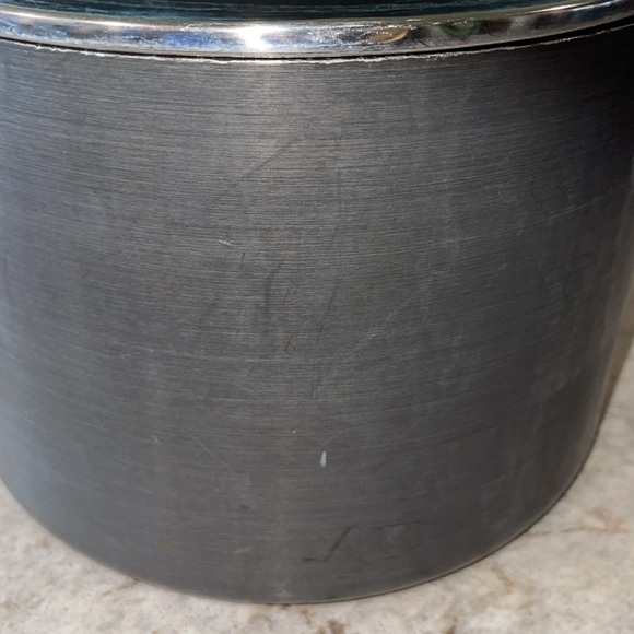 Pampered Chef Hard Anodized 8 qt Stockpot w/ Glass Lid Professional Cookware pan - Picture 4 of 9